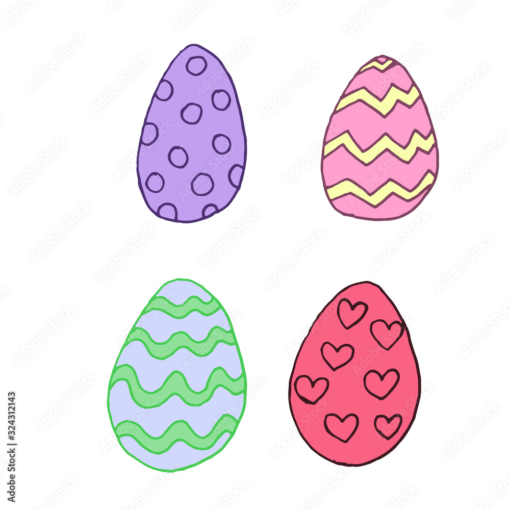 Happy easter spring graphic elements,vector set. Lettering, egg, branch Happy easter spring graphic elements,vector set. Lettering, egg, branch