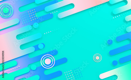 3d render abstract background pastel color