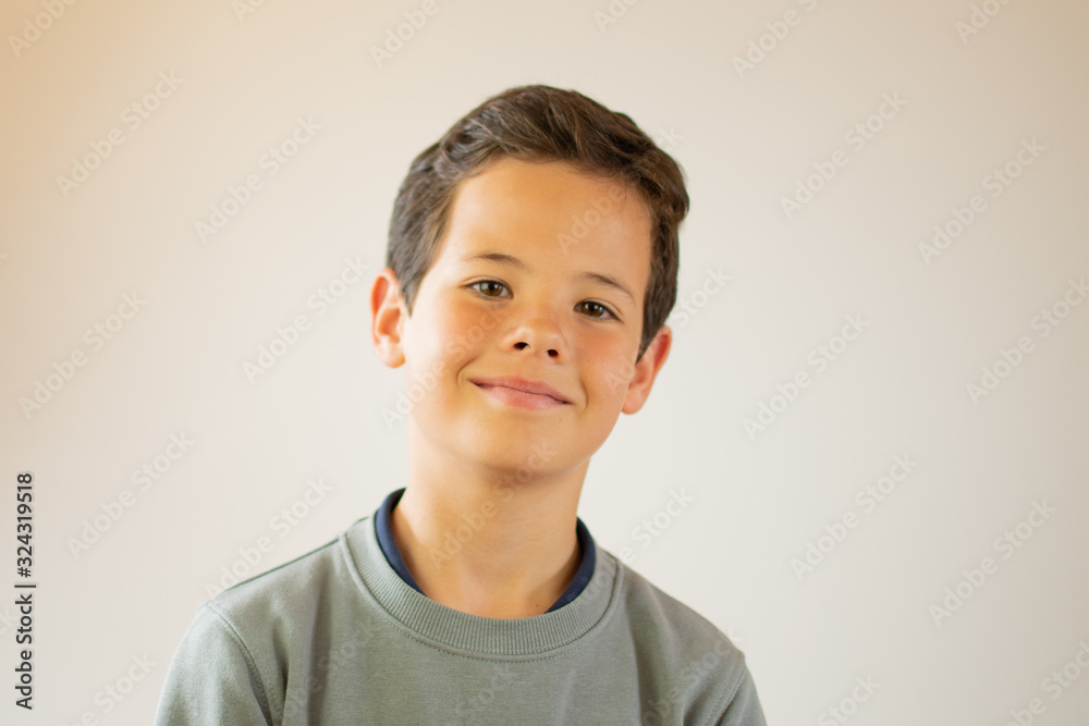 Portrait of a handsome smiling boy Portrait of a handsome smiling boy