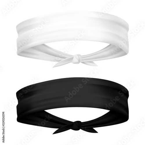 Tableau sur toile Band for head isolated. Realistic headband
