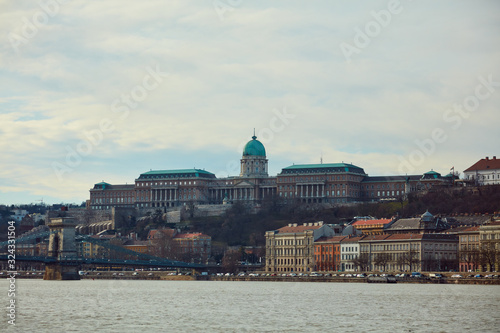 view of the historic center of Budapest