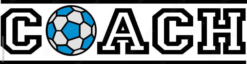 Fototapeta premium Handball Coach