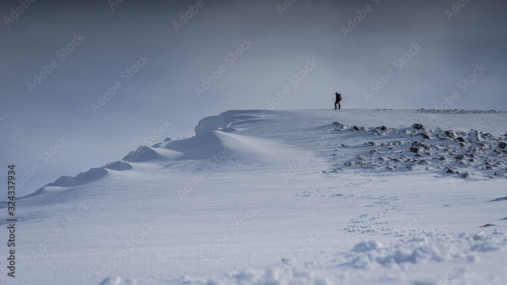 Winter solo hike