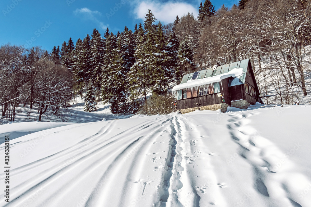 Shelter Limba, Rakytov , Big Fatra mountains, Slovakia Shelter Limba, Rakytov , Big Fatra mountains, Slovakia