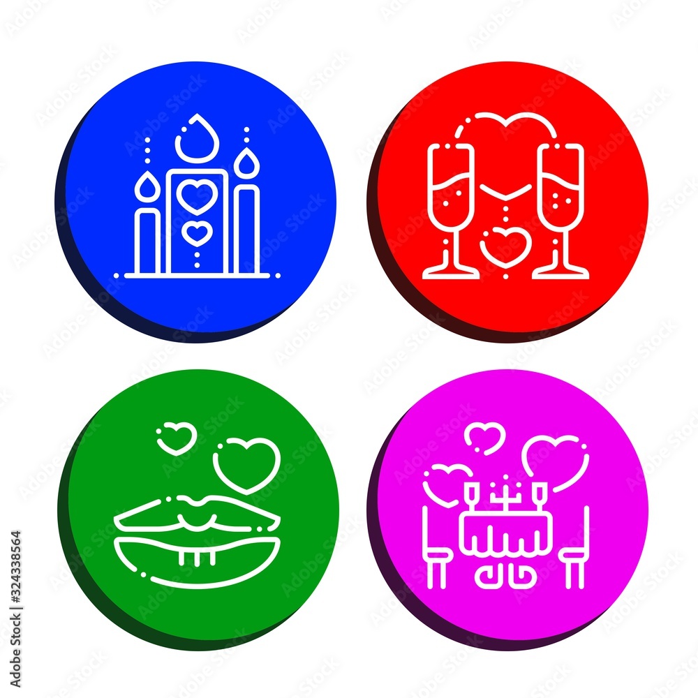 amour icon set amour icon set