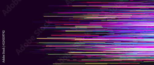 Multicolored lines graphic background