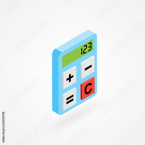 Icon of small calculator.