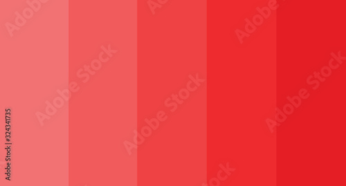 Red color palette vector illustration
