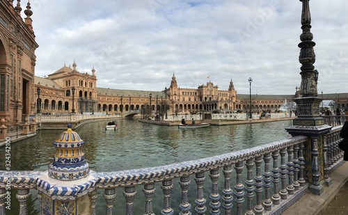 plaza de espana in seville spain