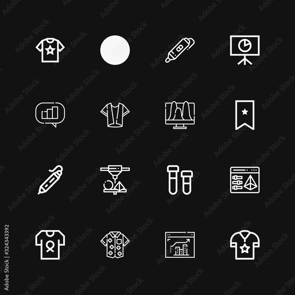 Editable 16 printing icons for web and mobile Editable 16 printing icons for web and mobile