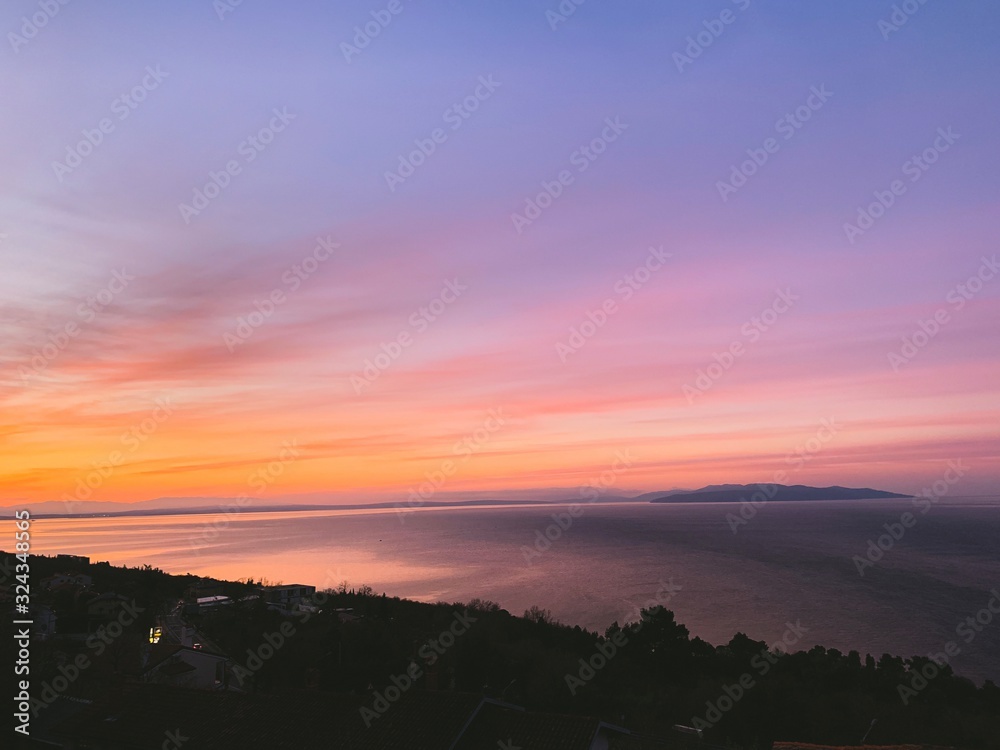 Obraz premium Colorful sky background