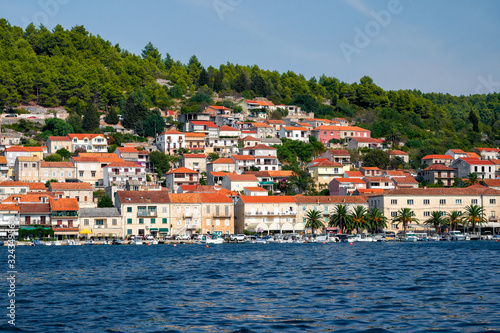 Vela Luka, Croatia, view of the town