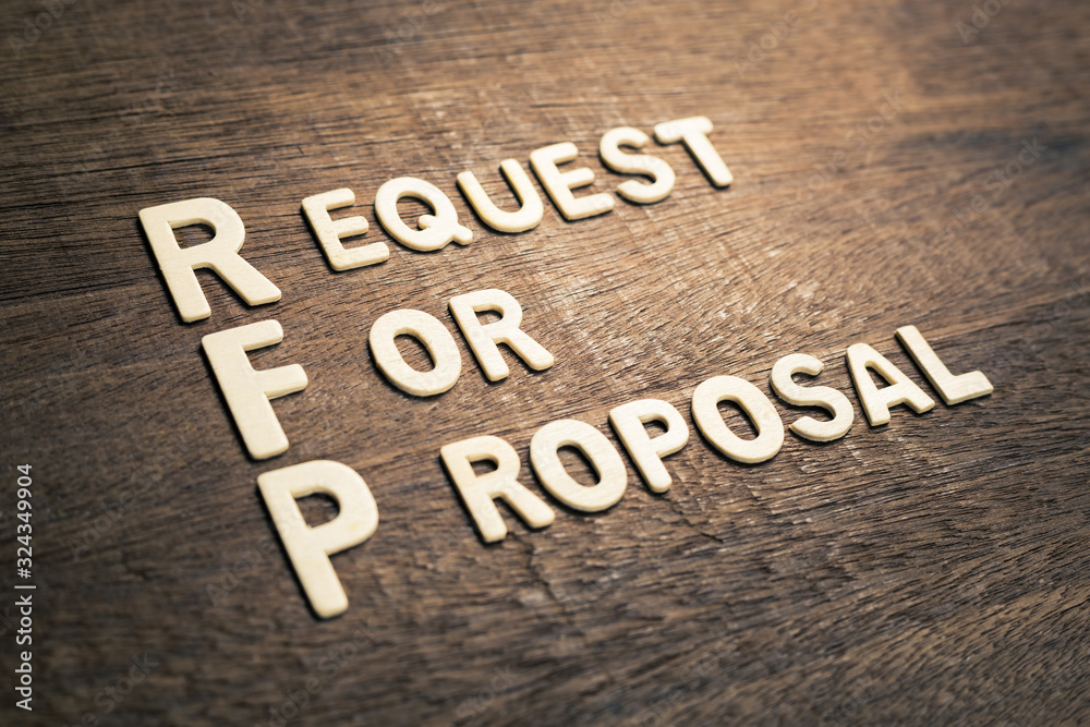 Fototapeta premium RFP Acronym (Request For Proposal)