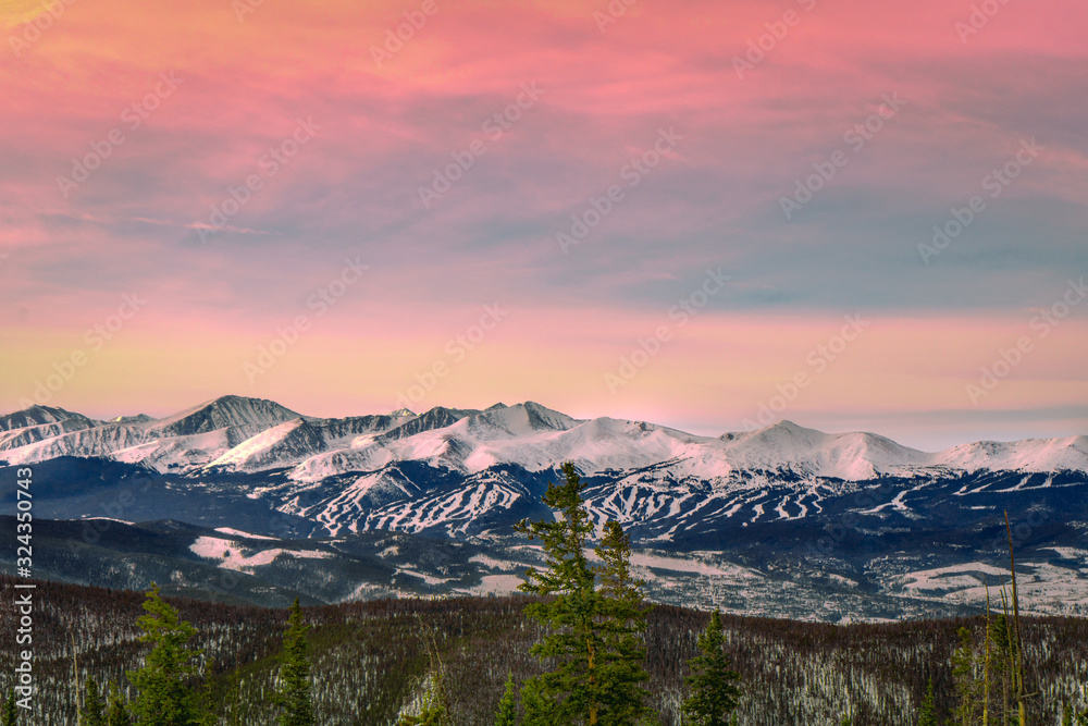 Obraz premium panoramic view of mountains