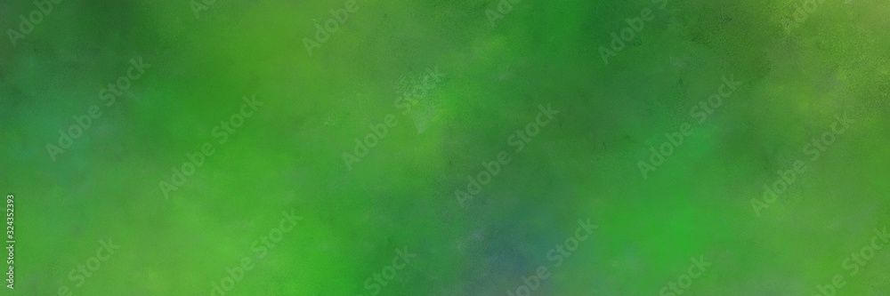 colorful vintage painting background texture with forest green, moderate green and sea green colors and space for text or image. can be used as header or banner