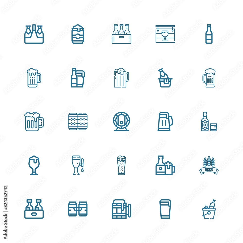 Editable 25 froth icons for web and mobile Editable 25 froth icons for web and mobile