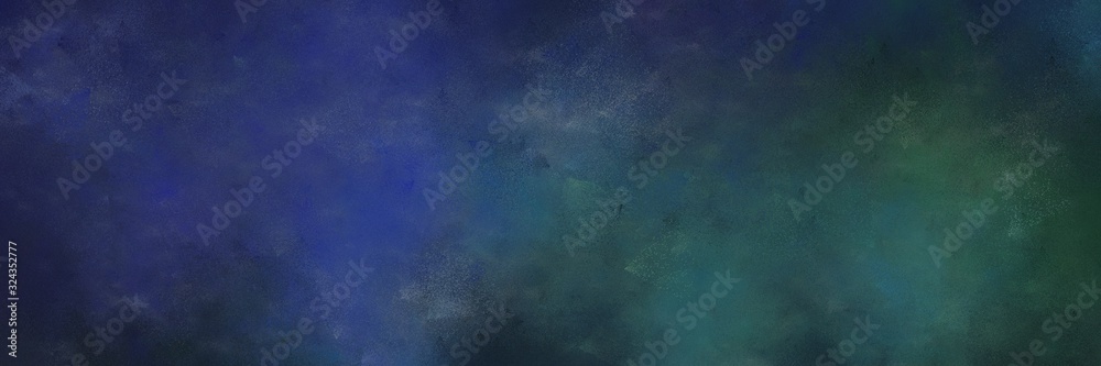 colorful distressed painting background texture with dark slate gray, dark slate blue and very dark blue colors and space for text or image. can be used as background or texture