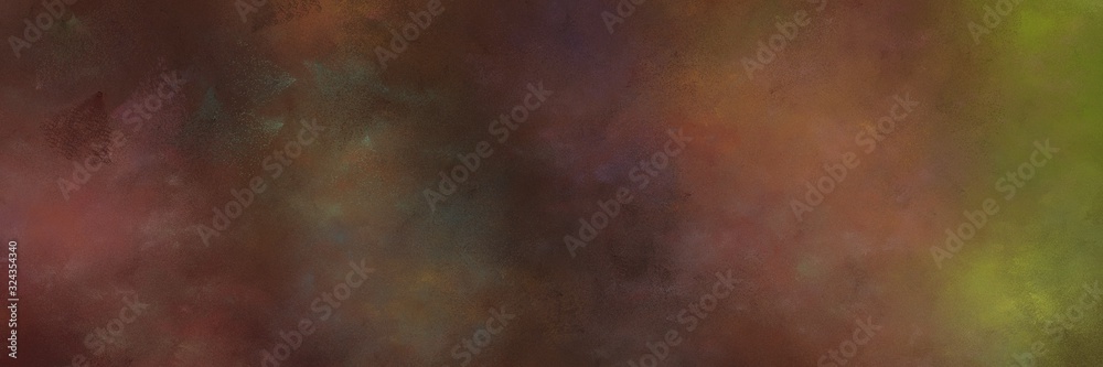abstract painting background graphic with old mauve, dark olive green and olive drab colors and space for text or image. can be used as header or banner