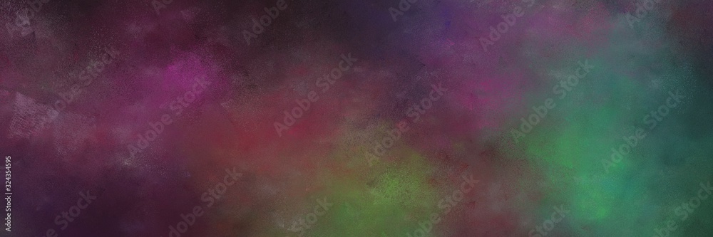 colorful distressed painting background texture with old mauve, sea green and dim gray colors and space for text or image. can be used as background or texture