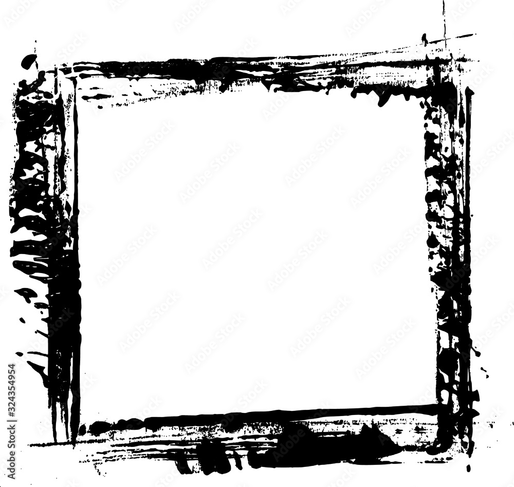 Grunge Distressed Frame Border Background