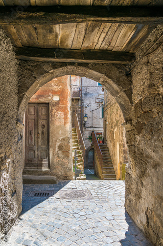 Scenic sight in the village of Vignanello, Province of Viterbo, Lazio, Italy.