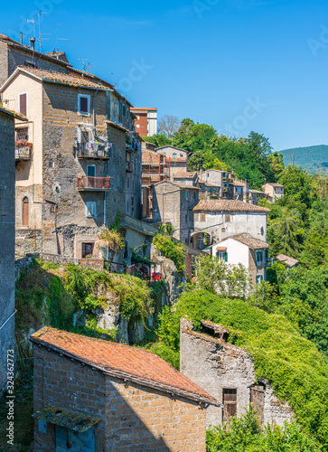 Scenic sight in the village of Vignanello, Province of Viterbo, Lazio, Italy. photo