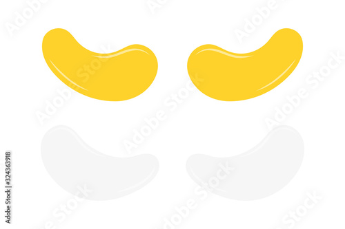 Hydrogel cosmetic eye patch.