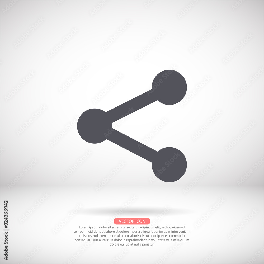 Network vector icon , lorem ipsum Flat design Network vector icon , lorem ipsum Flat design