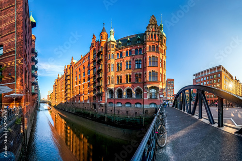Speicherstadt, Hamburg, Deutschland  photo
