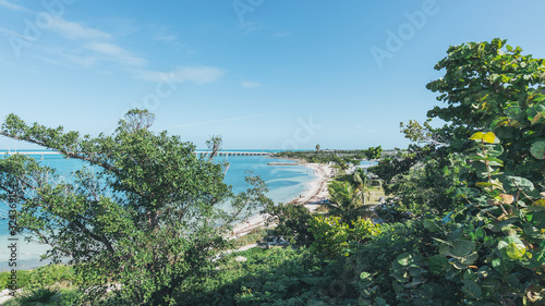 Bahia Honda State Park beach in the Florida Keys near the overseas highway bridge. © SR Productions