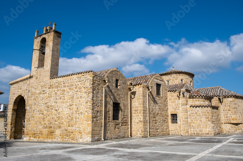 Exterior view of a historic Christian orthodox church photo