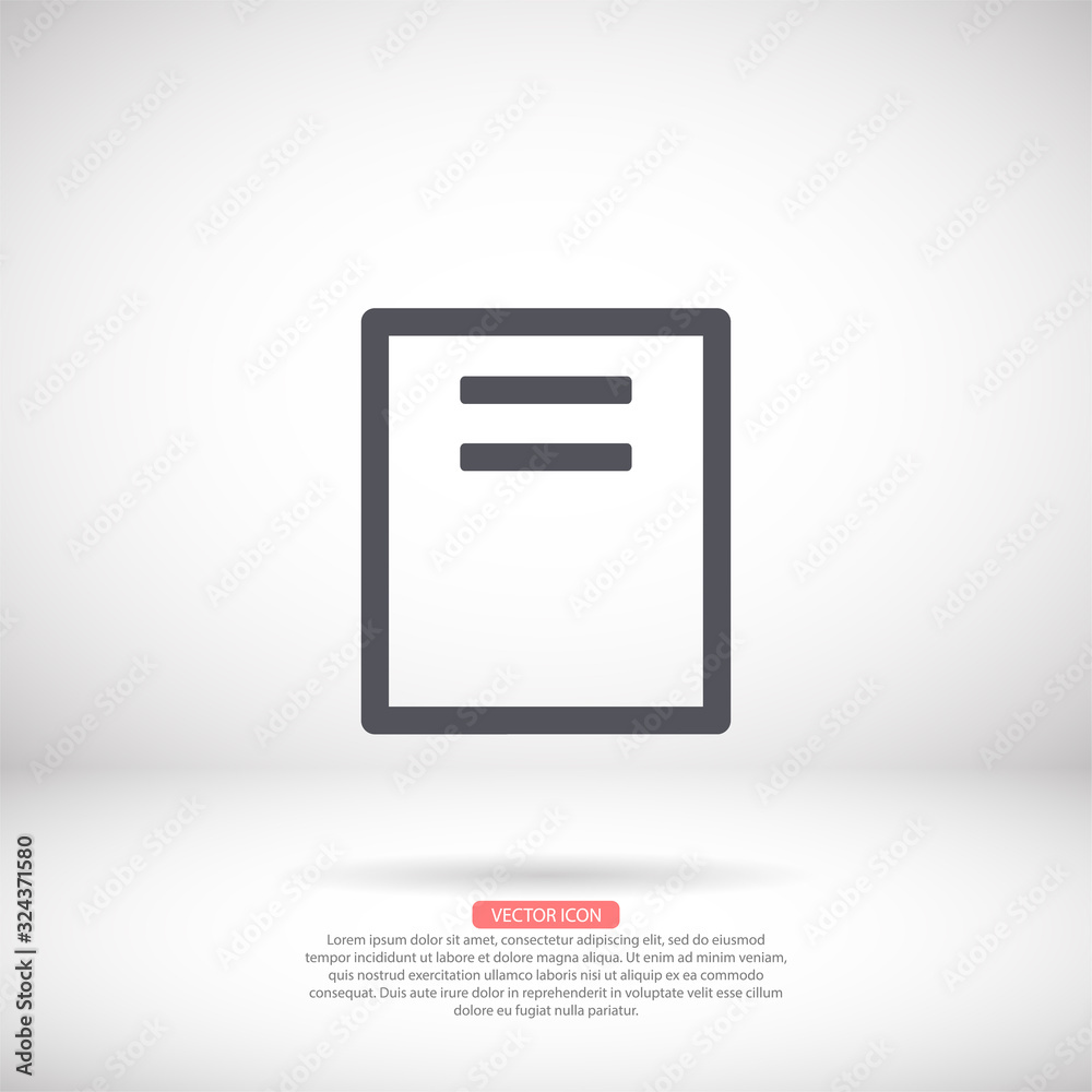 Files vector icon , lorem ipsum Flat design Files vector icon , lorem ipsum Flat design