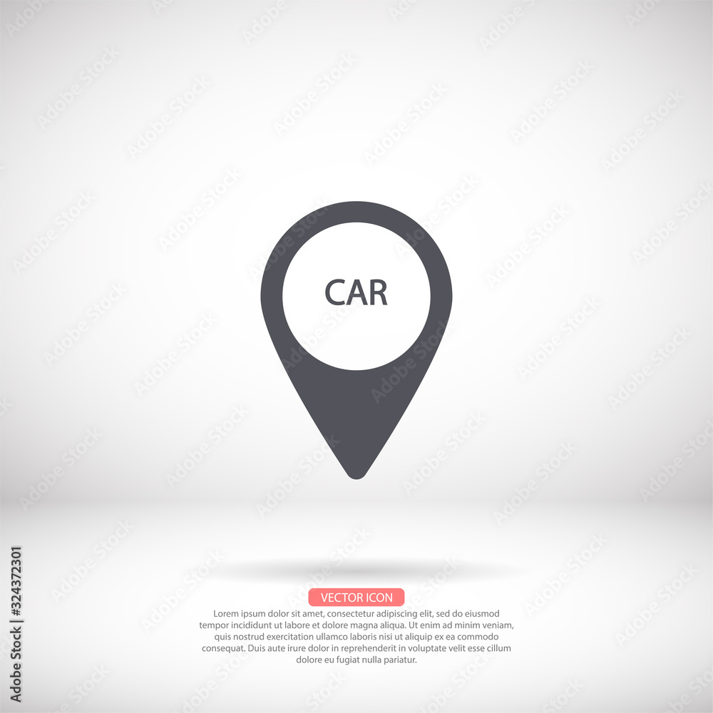 Navigation vector icon , lorem ipsum Flat design Navigation vector icon , lorem ipsum Flat design