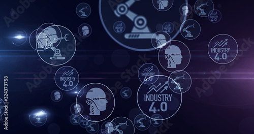 Industry 4.0 symbols