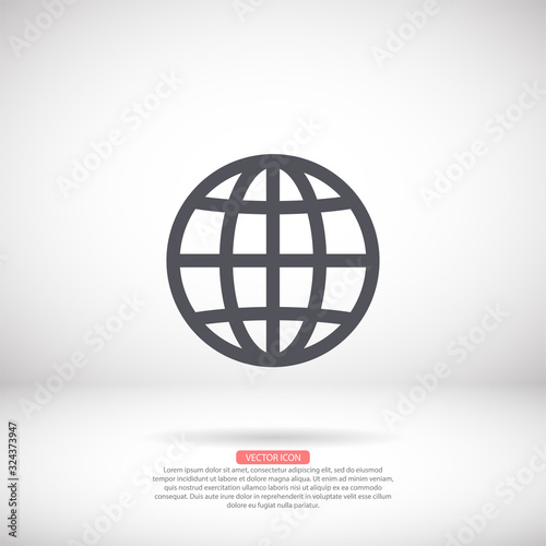 World Vector icon design 10 eps illustration