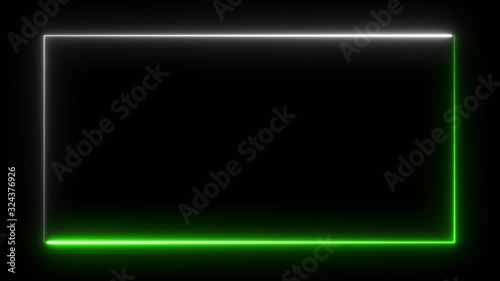 Wallpaper Mural Colorful light laser moving frame TV screen in 4k, looped animation	 Torontodigital.ca