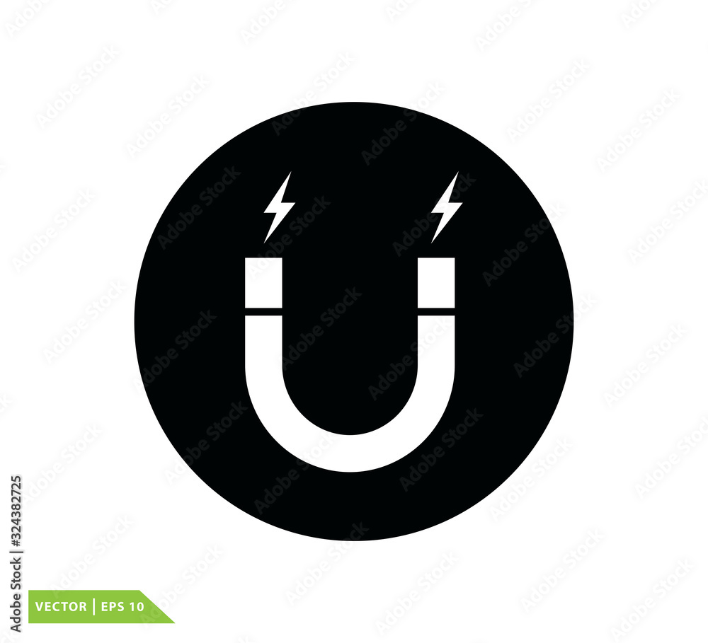 magnet icon vector logo design illustration magnet icon vector logo design illustration