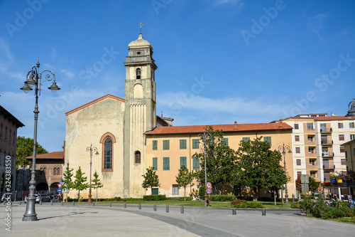 Piazza Vittorio Emanuele II in Pisa in Italy