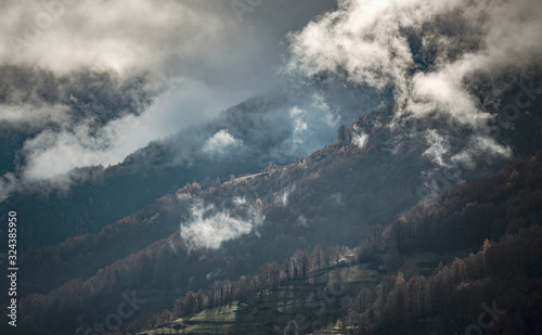 French Pyrenees mountains Ariege department