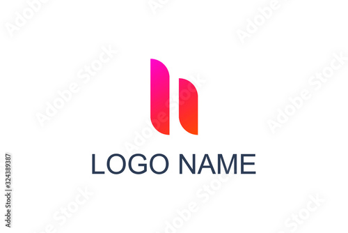 Logo letter H vector