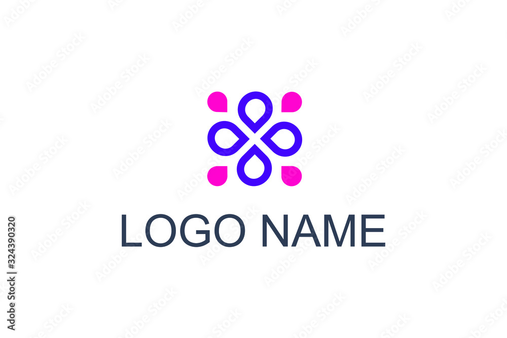 Logo symbol abstract vector Logo symbol abstract vector