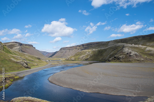 River Nordari Ofaera in Eldgja in Iceland photo