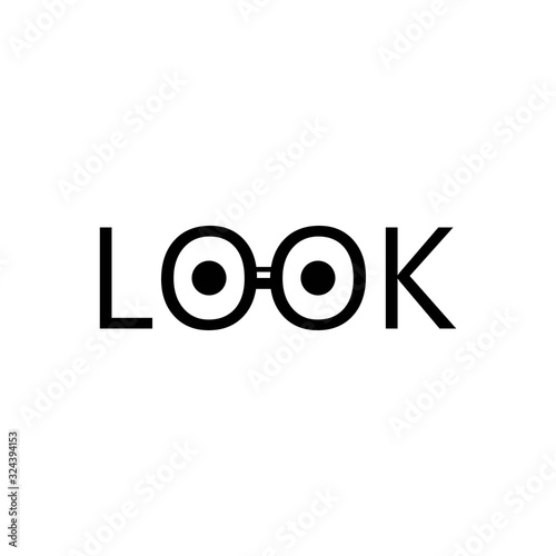 initial look, new look logo vector
