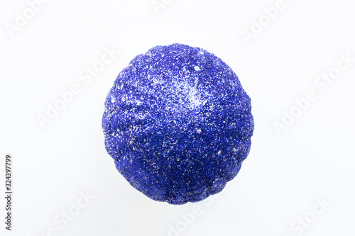 Balls for decoration on a white background