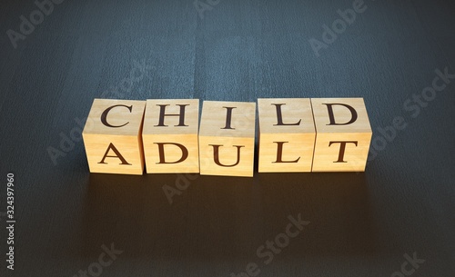 Symbology of the transition from adolescence to adult.