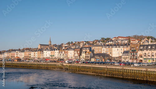 Trouville, France - January 21, 2020: panorama of Trouville-sur-mer