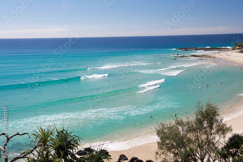 Rainbow Bay beach, Gold Coast, Australia photo