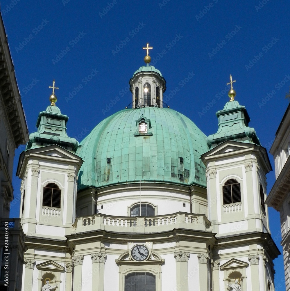 Vienna, Austria, St. Peter's Church, Detail