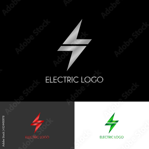 Free Download arrows in different directions, electric logo - GFXLoad