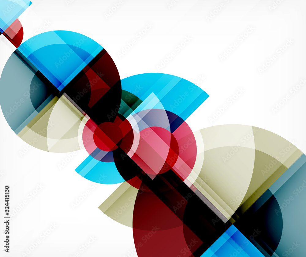 Abstract background, circle and triangle design round shapes overlapping. Geometric trendy template. Vector Illustration For Wallpaper, Banner, Background, Card, Book Illustration, landing page Abstract background, circle and triangle design round shapes overlapping. Geometric trendy template. Vector Illustration For Wallpaper, Banner, Background, Card, Book Illustration, landing page